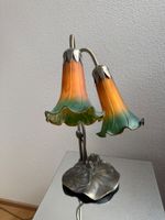 2x Tischlampe Lilienform  