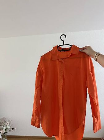 ORANGE HEMDBLUSE C&A GR. 34