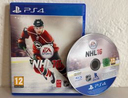 NHL 16 PS4 Spiel Scheibe mit Hülle, top Zustand!