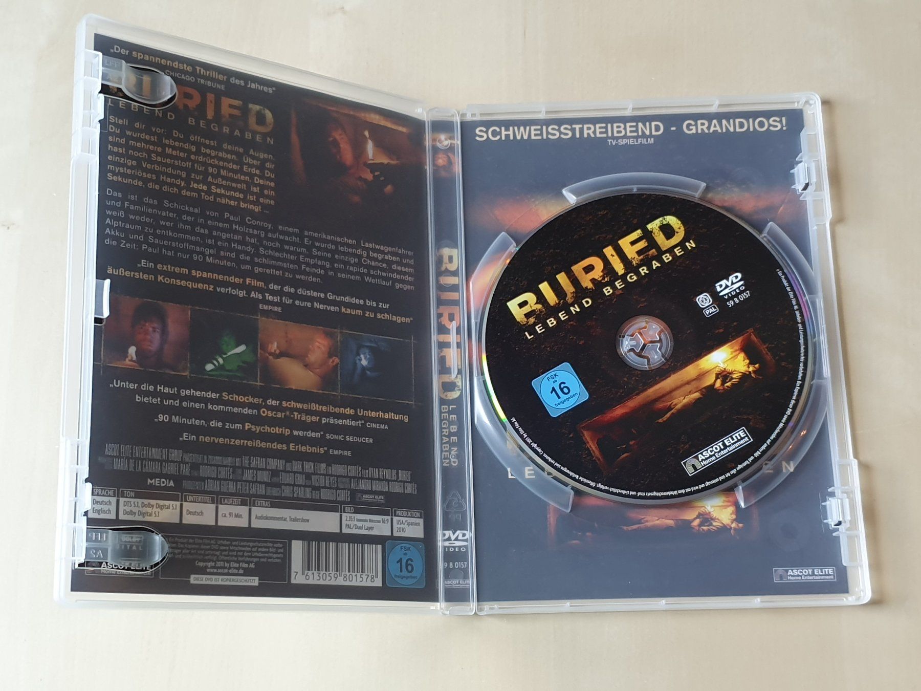 Tutti i DVDs: Buried – Usato da Stansstad venduto da collectorsshop 2