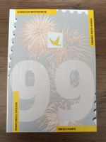 Schweizer Briefmarken Jahrbuch 1999 komplett + top Zustand