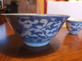 Bol ancien, Ceramique 14 cmø Chine