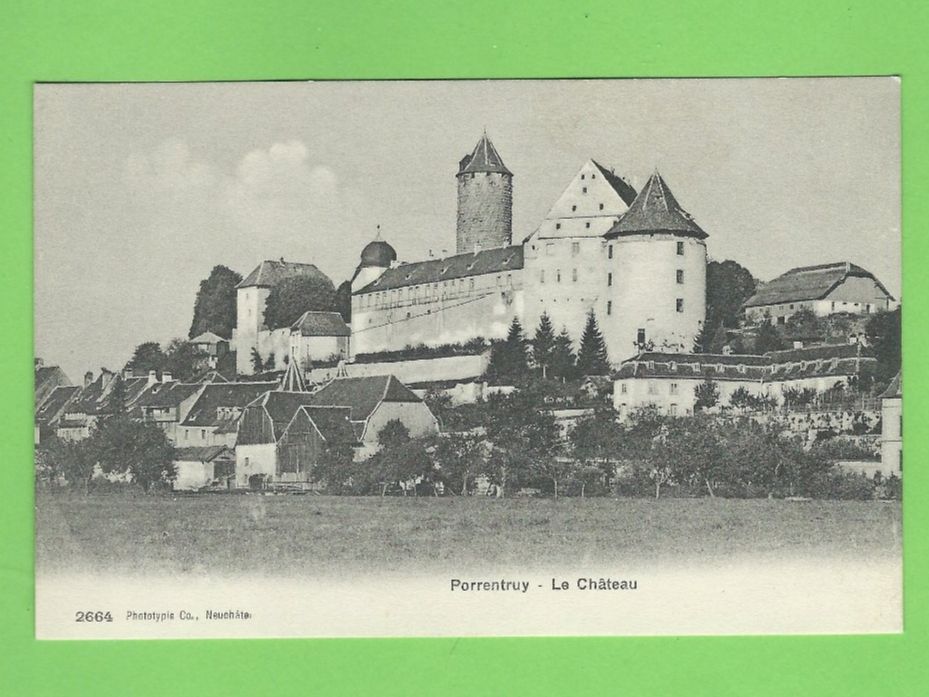 Cartoline postali: Porrentruy Schloss – Usato da Zürich venduto da t24_de