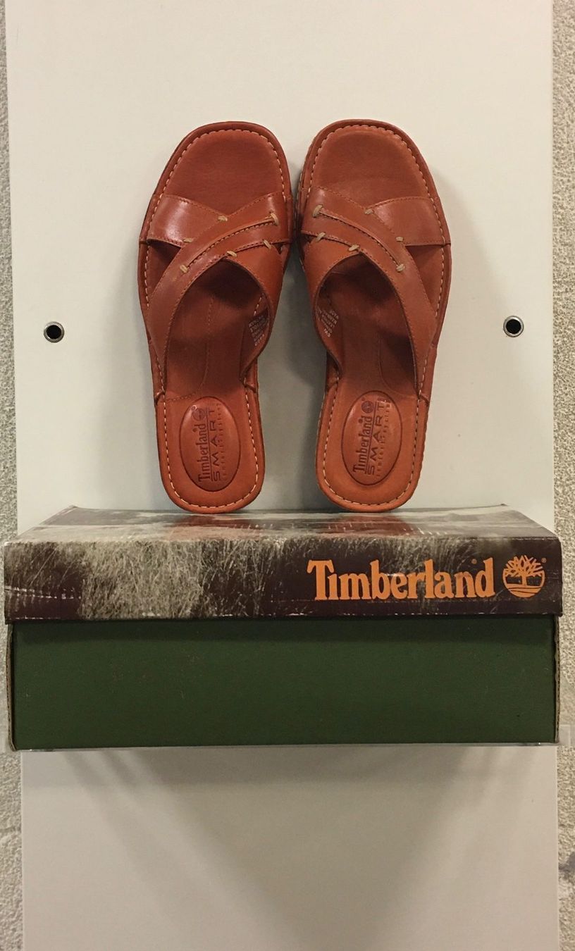 Timberland Scarpe da donna: TIMBERLAND PANTOLETTEN    Leder    Orange       Gr.38.5 – Nuovo e nell'imballaggio originale da Zürich venduto da LIQUIDATOR.CP 1