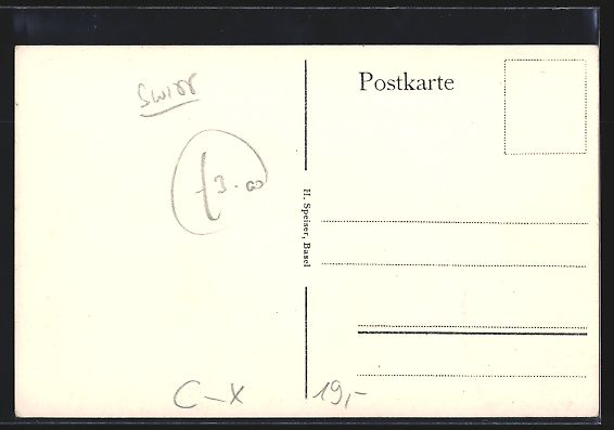 Cartoline postali: Basel, Hotel Bahnhof v. E. Kohler-Schär – Usato da Berlin venduto da bartko-reher 1