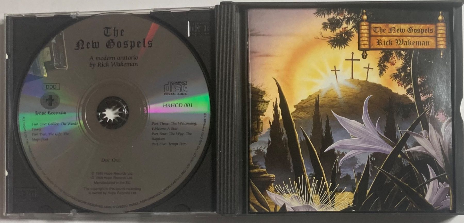 CD: RICK WAKEMAN - THE NEW GOSPELS – Usato da Poliez-Pittet venduto da Newtown-Records 2