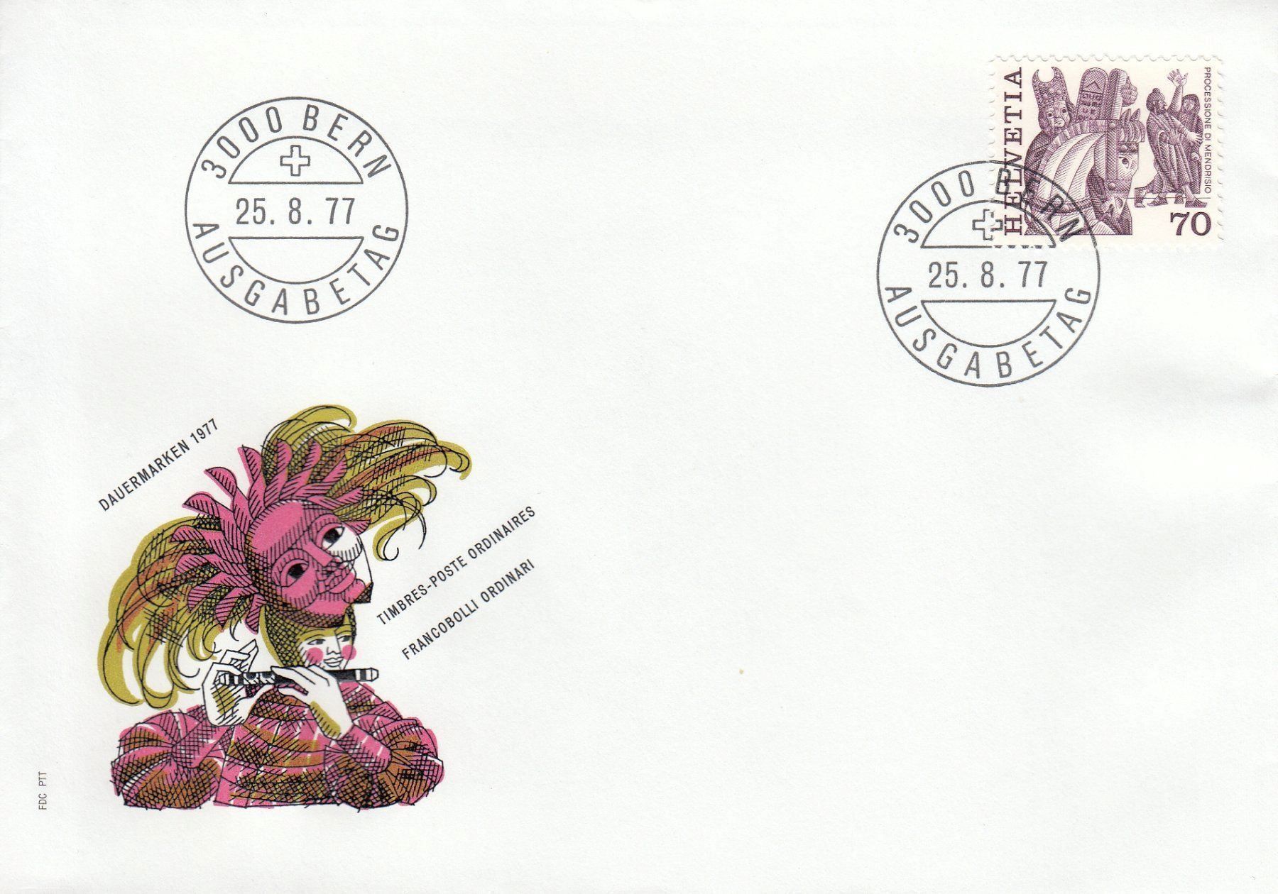 Tutti i francobolli: 1977 Volksbräuche 9 FDC – Usato da Spreitenbach venduto da Mustang_1105 6