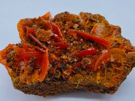 Incredible Wulfenite Kuruktag Mountains, near Urumqi, China