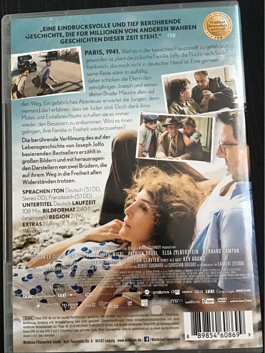 Tutti i DVDs: Ein Sack voll Murmeln, DVD neuwertig – Usato da Bischofszell venduto da 19bischi67 1