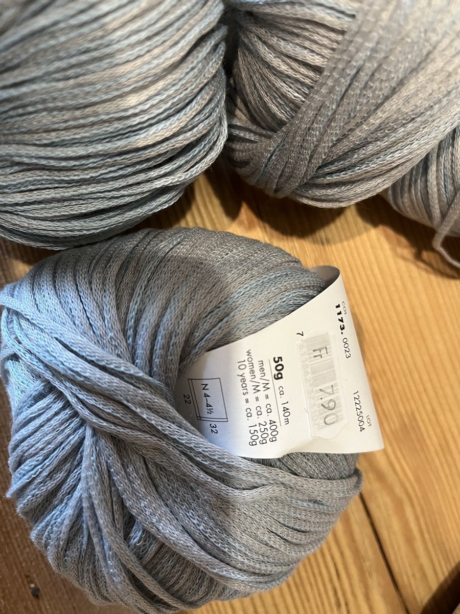 Lang Yarns Lana: Lang Yarns Duett graublau – Nuovo (secondo la descrizione) da Schwendibach venduto da didu12 1