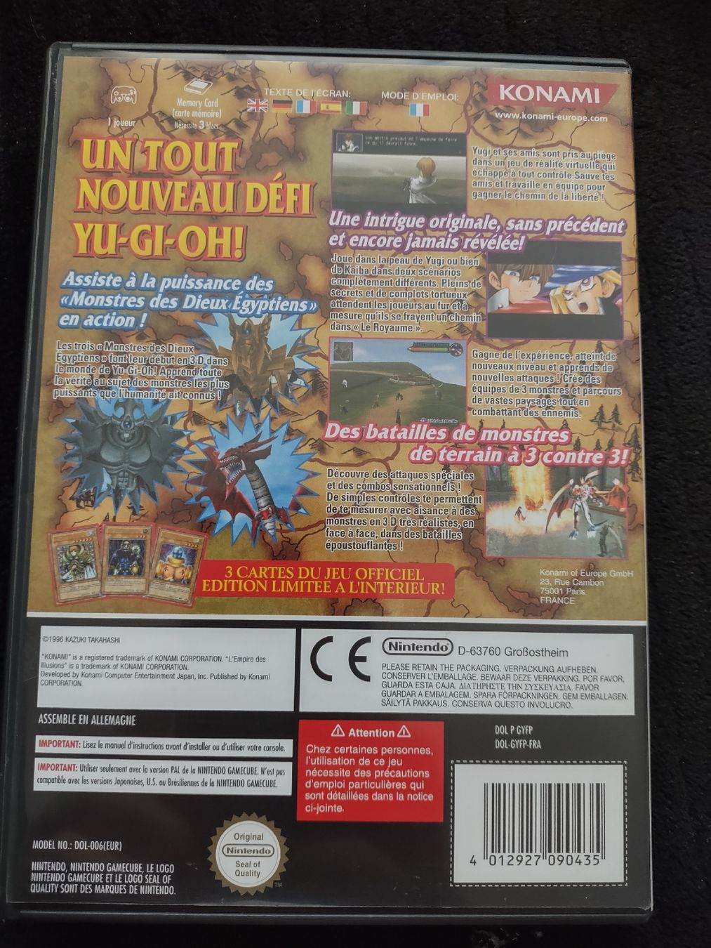 Nintendo Spiele: Yu-Gi-Oh L'Empire des Illusions Gamecube FR – Gebraucht aus Fribourg von PastGame 1