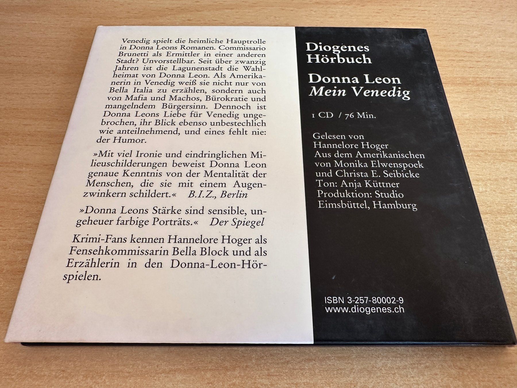 Audiolibri: Donna Leon - Mein Venedig – Usato da Rikon im Tösstal venduto da Alpenmutz 1