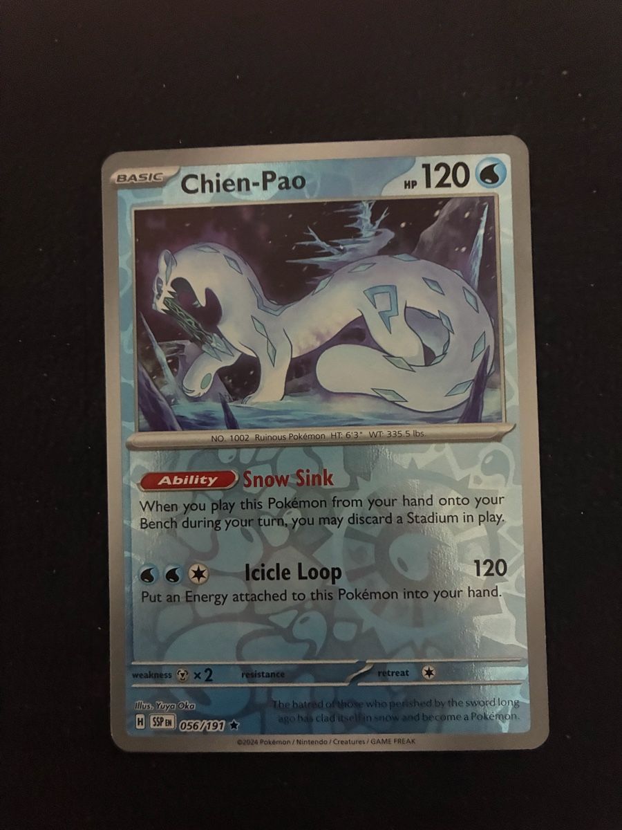 Pokémon Sammelbilder & Trading cards: SURGING SPARKS REVERSE # 56 – Neu (gemäss Beschreibung) aus Taverne von nad02026