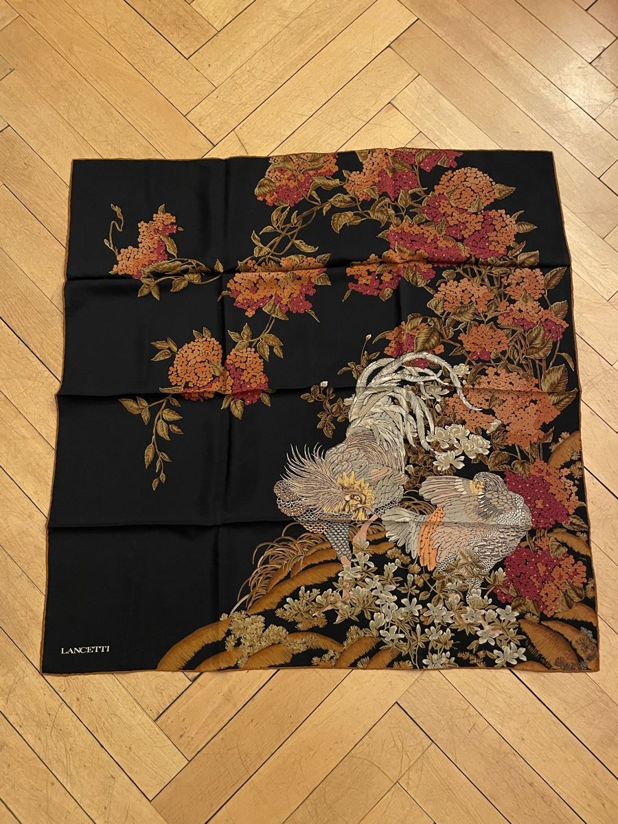 Foulard & Sciarpe: Foulard di seta Lancetti vintage – Usato da Pura venduto da ndo_6zqx