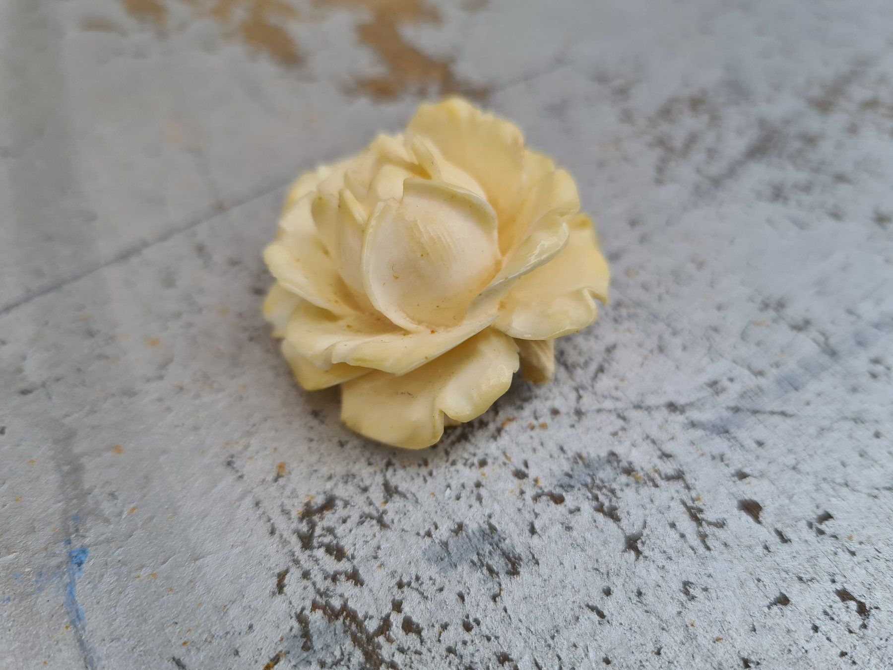 Spille & Fermagli: Modeschmuck vintage-Brosche mit Edelweiss-Nr. 7 – Usato da Romanshorn venduto da Rachacha 1