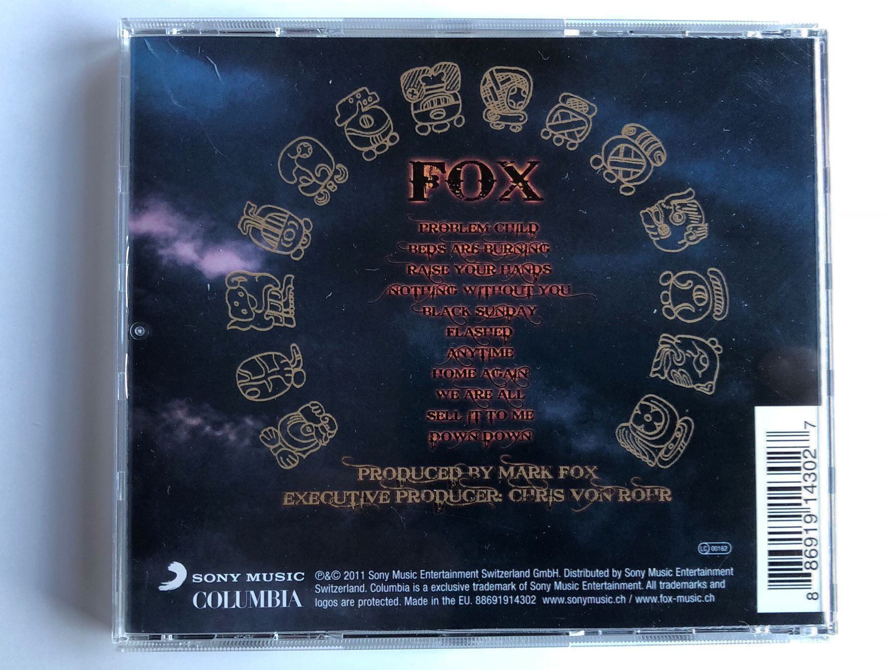 CDs: Fox 2012 CD - www.sonymusic.ch – D'occasion à Oberried Brienz par Chyara 1