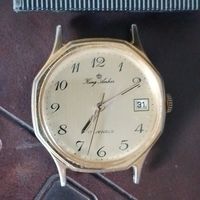 King Anker, Handaufzuguhr 17 Jewels mit Datum, goldfarben