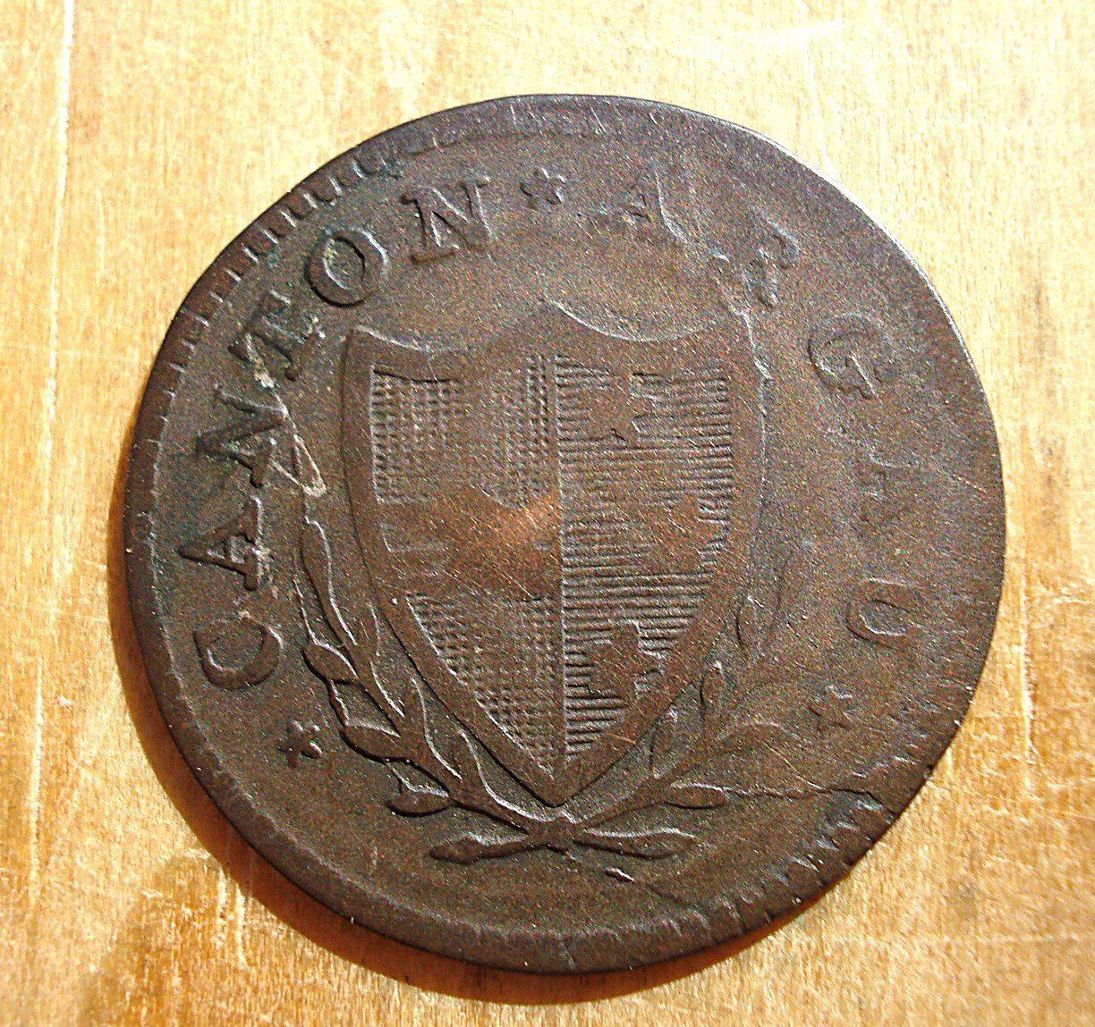 Tutti le monete: (D3) Aargau 2 Rappen 1816 – Usato da Erlach venduto da Net-Coins 1