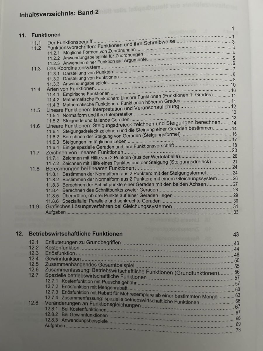 Libri: Mathematik in der Wirtschaftsschule Band 2 – Usato da Dietlikon venduto da ade_sk8v 2