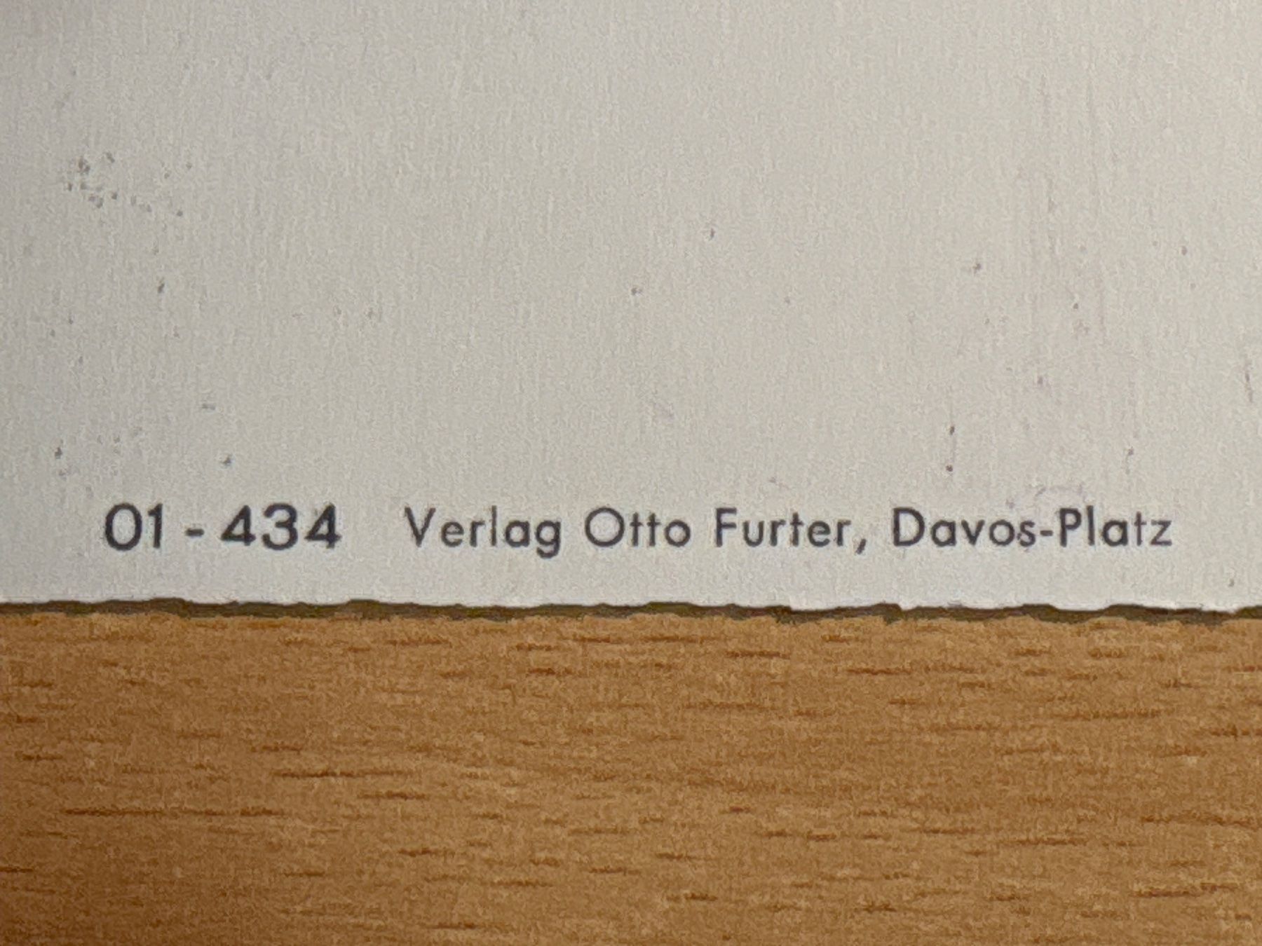Cartoline postali: Davos: Vintage Postkarte, Hotel Bristol – Usato da Ibach venduto da lisch3 3