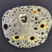 Zinn - Haarspange - Schmuck - Switzerland - aus 90iger