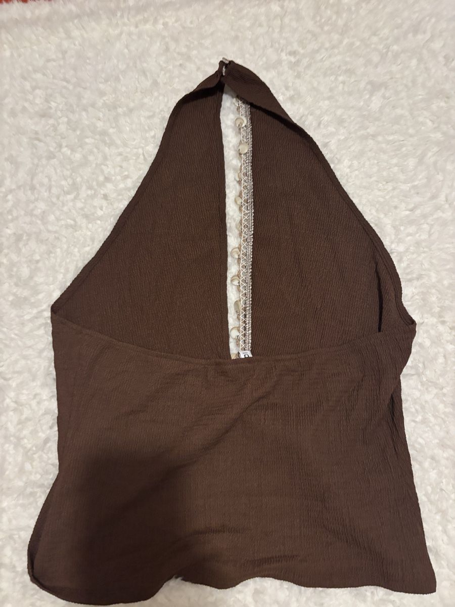 H&M Top: Top H&M braun Gr. M  – Nuovo e nell'imballaggio originale da Arbon venduto da Viktoriaa 2
