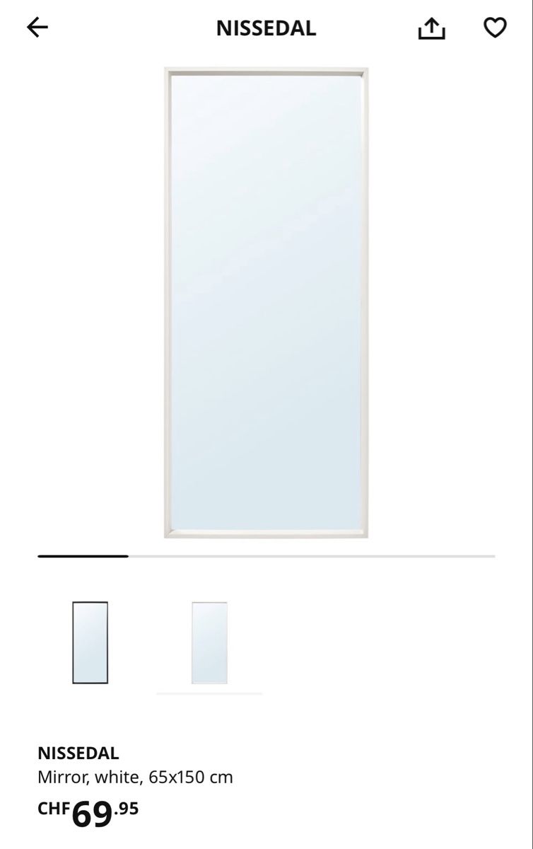 Ikea Spiegel: Ikea Spiegel Nissedal – Gebraucht aus Dübendorf von MariaS. 5