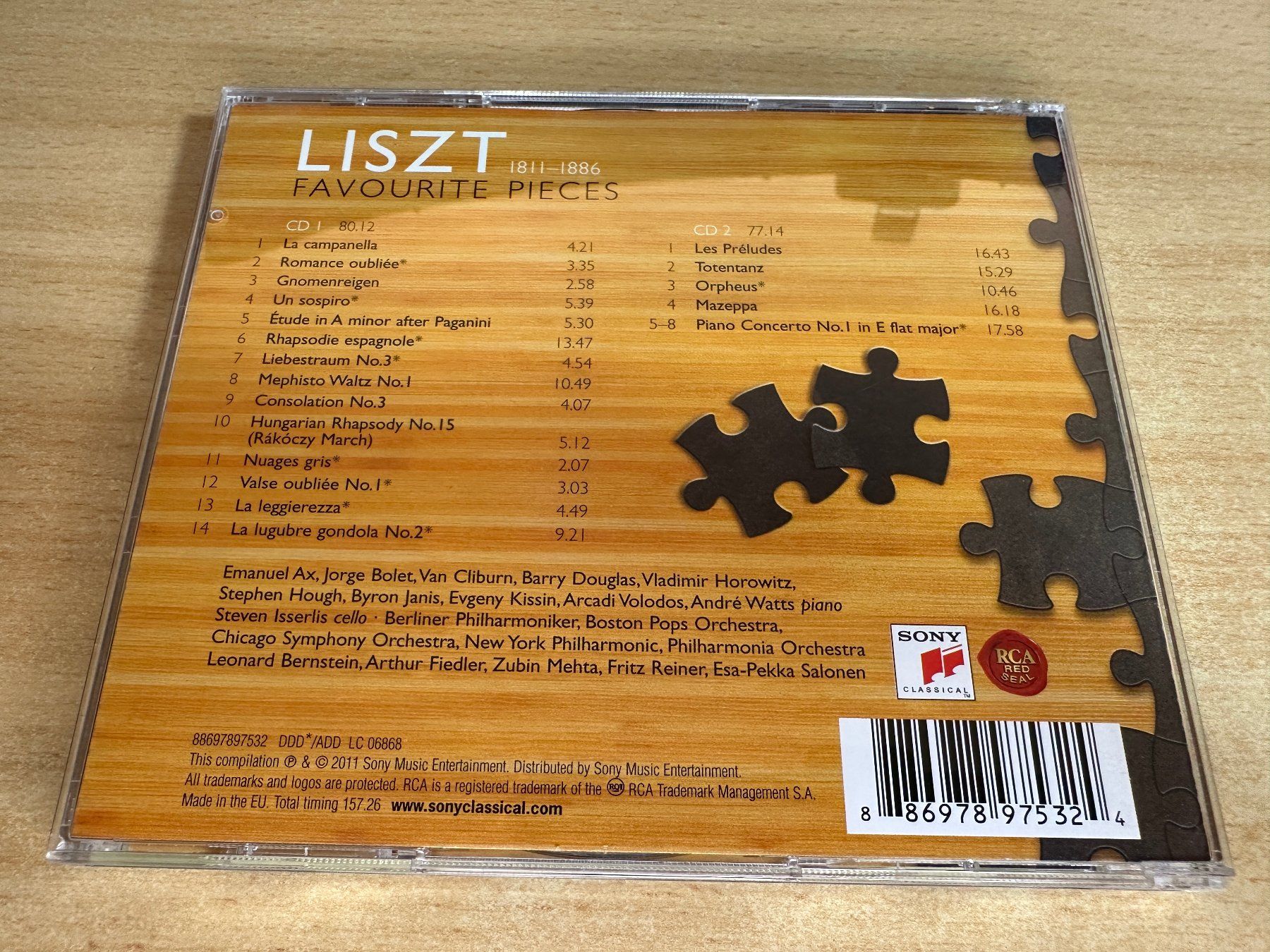 CD: J3 Liszt - Favourite Pieces - 2 CD – Usato da Rikon im Tösstal venduto da Alpenmutz 1