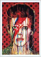 Death NYC Ltd Ed Pop Art Druck " Vuitton David Bowie