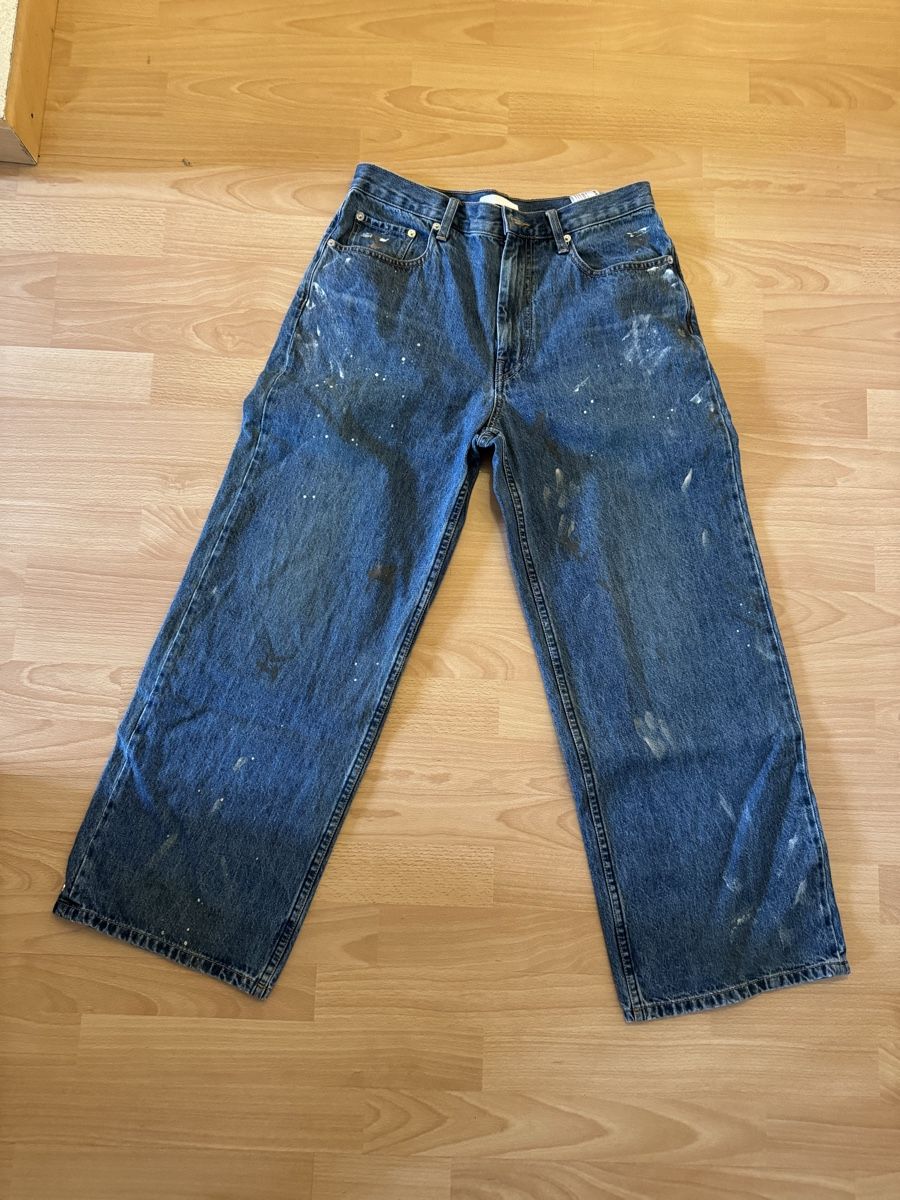 Helmut Lang Jeans: Helmut Lang - WIDE LEG PAINTED JEANS Gr. 31 – Gebraucht aus Zürich von zhk5 1