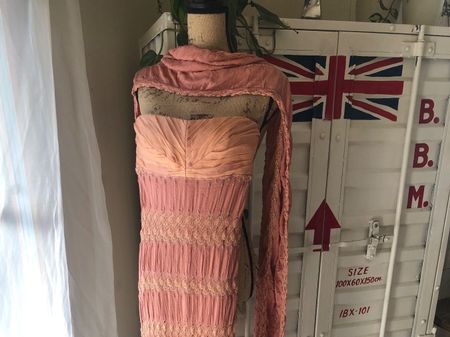 MISSONI 2 Teiliges Abend/ Cocktail Kleid mit Schal Neu