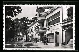 AK Auvernier, Hotel du Poisson, 1954