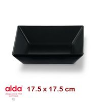 aida QSB Teller Tief Quadratisch 17.5 cm