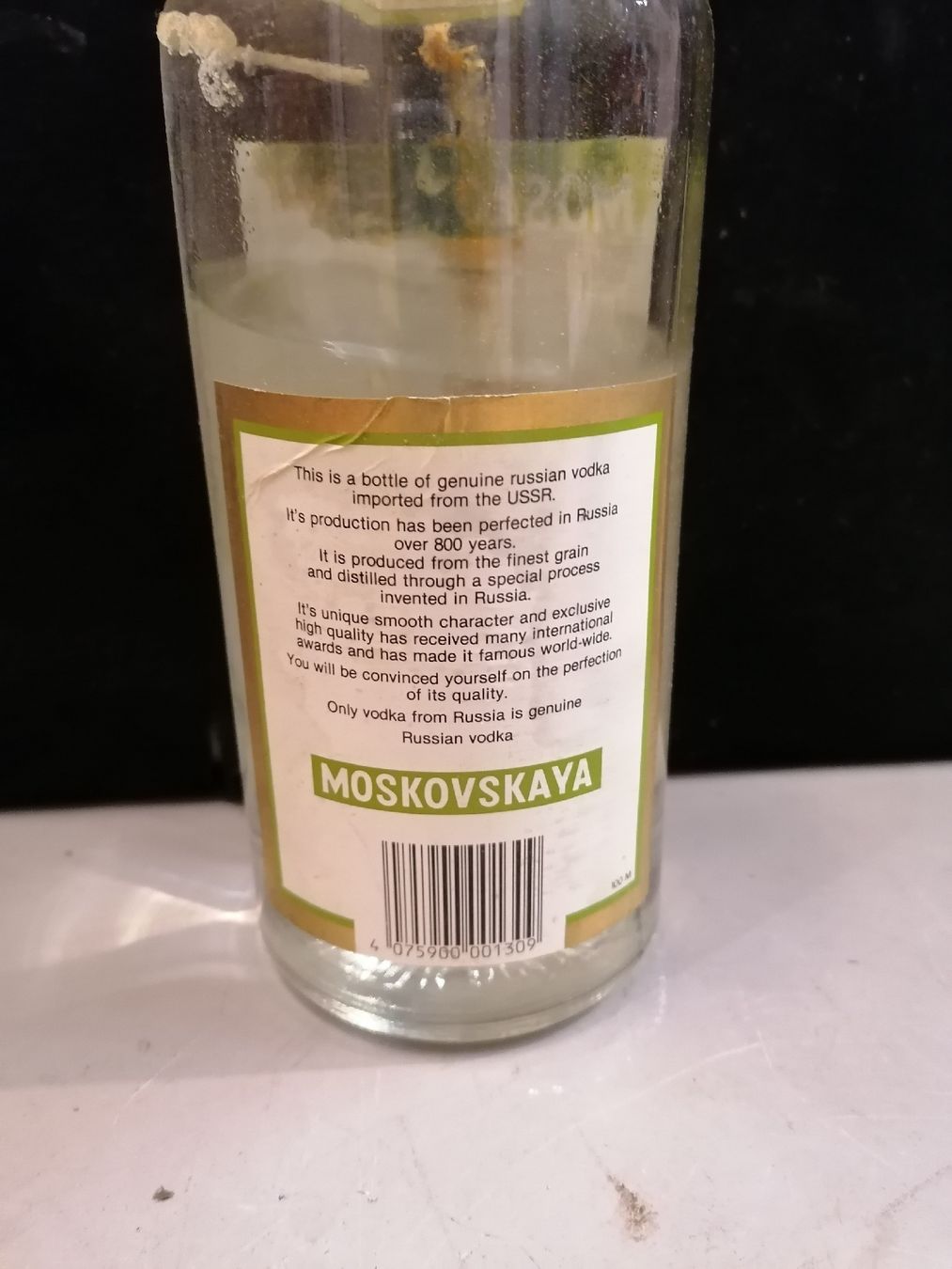 Bevande alcoliche: Vodka Moskovskaya URSS Vintage Collection – Usato da Genève venduto da Leboucheoreilles 3