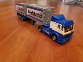 Mercedes Benz Container Sattelzug 1:64