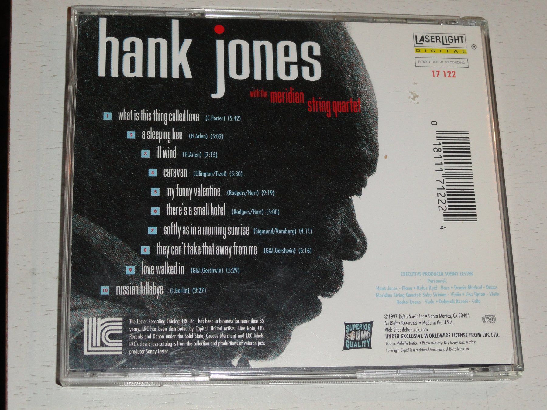 CDs: Hank Jones, Rufus Reid & Meridian String Quartet – Gebraucht aus Unterbäch VS von cond 1