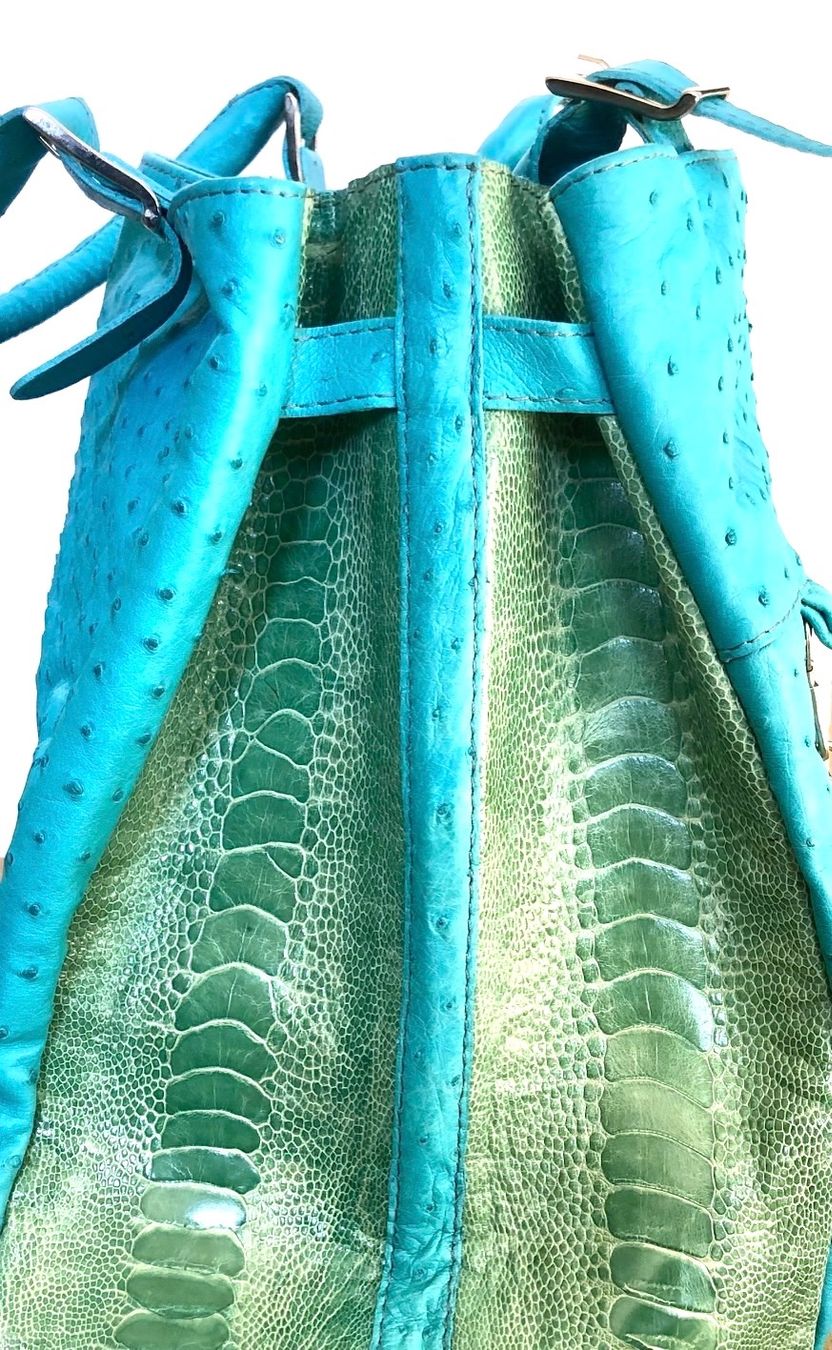 Borse da donna: Original Straussenledertasche aus Südafrika – Nuovo e nell'imballaggio originale da Ebmatingen venduto da Puma_1 3