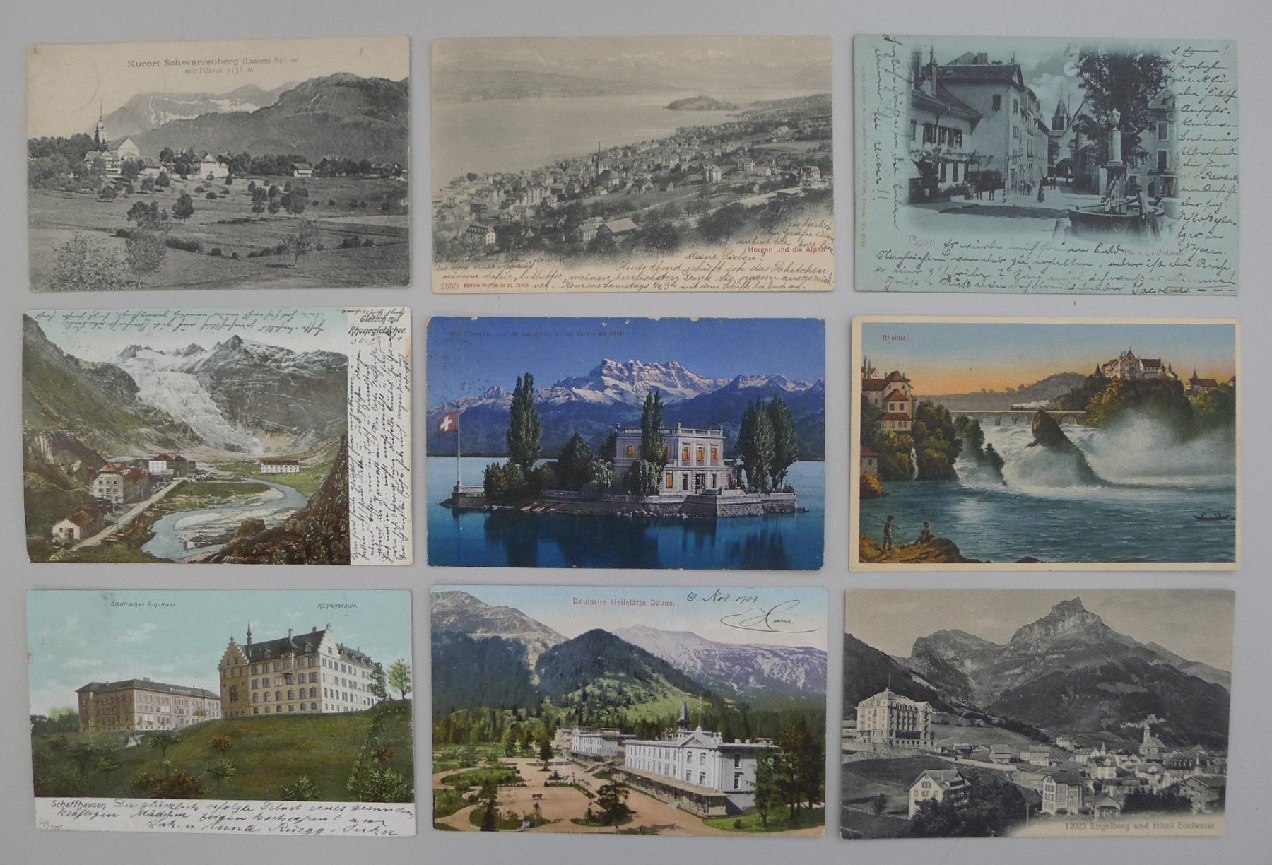 Cartes postales: 1900-1970, Schöne Sammlung mit 500 Ansichtskarten + Lithos – D'occasion à Sursee par Luzernerraute 6