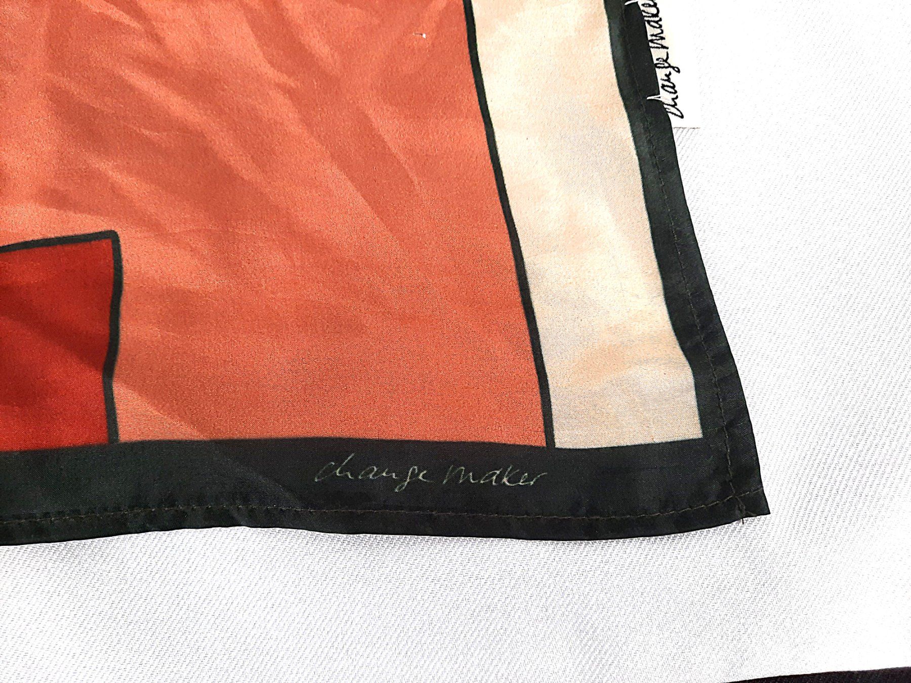 Foulards, Tücher & Schals: CHANGE MAKER Seidenfoulard – Neu (gemäss Beschreibung) aus Beinwil am See von Restwert_Beinwil 4