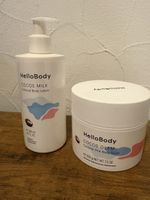 Hello Body Set- Body Lotion und Body Scrub