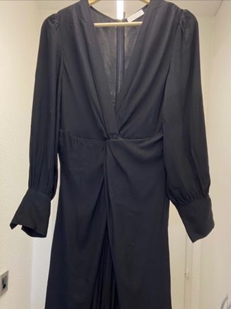 Robe longue noire Sandro