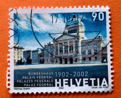 Nr.1046  Sondermarken 100 Jahre Bundeshaus  GESTEMPELT 2002