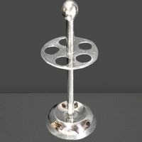 ✨Vintage Pinselhalter Edelstahl Kosmetik Ständer Silber ✨🪄