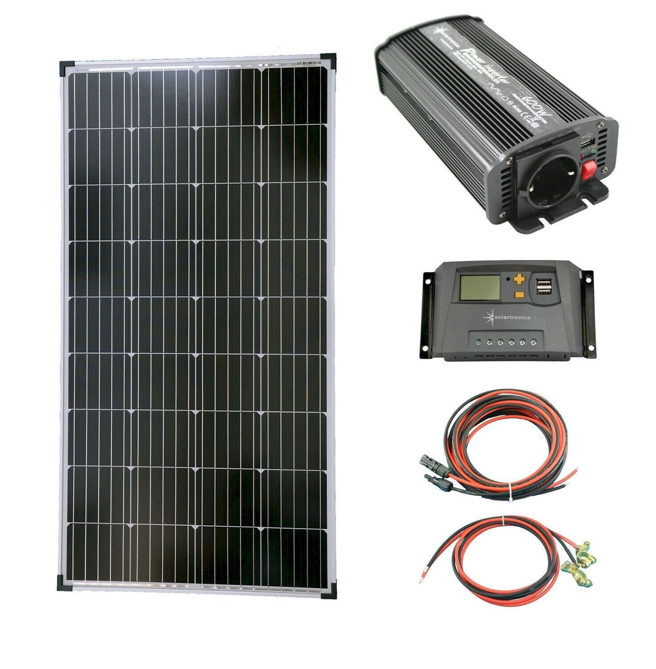 Dispositivi a energia solare: Solartronics Set 1x130W Solarmodul – Nuovo e nell'imballaggio originale da Bottighofen venduto da zaap