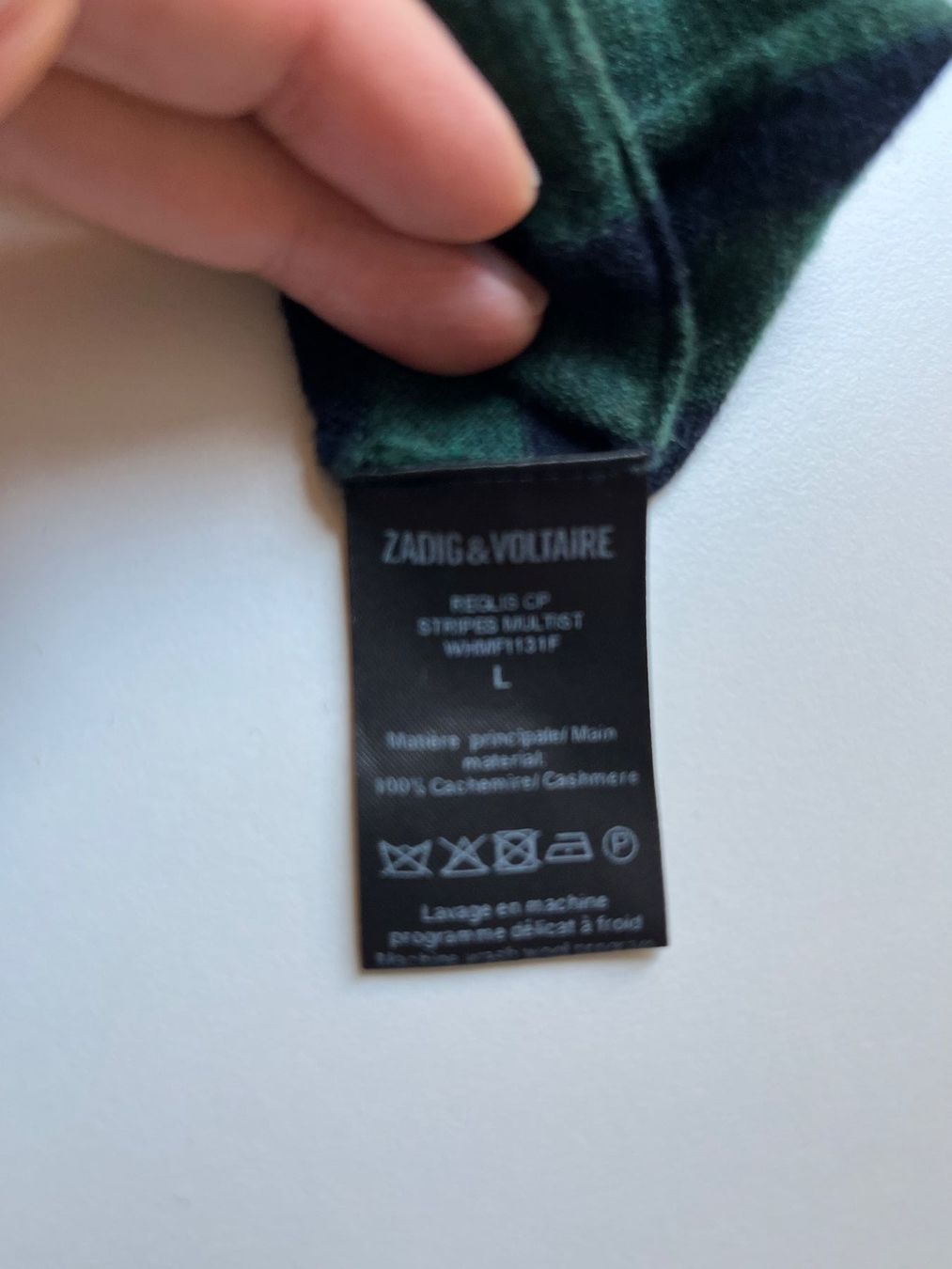 Maglioni & Felpe: Zadig&Voltaire Pull hiver, L, vert, rayé, excellent état! – Usato da Lausanne venduto da alcd_1005 8