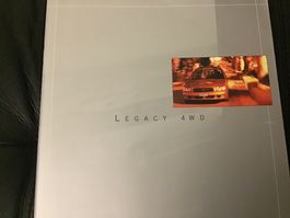 Subaru Legacy 4WD Verkaufsprospekt 36 Seiten Dezember 1998