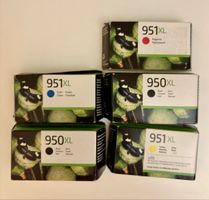 5x Original HP 950XL / 951XL Tintenpatronen – unbenutzt