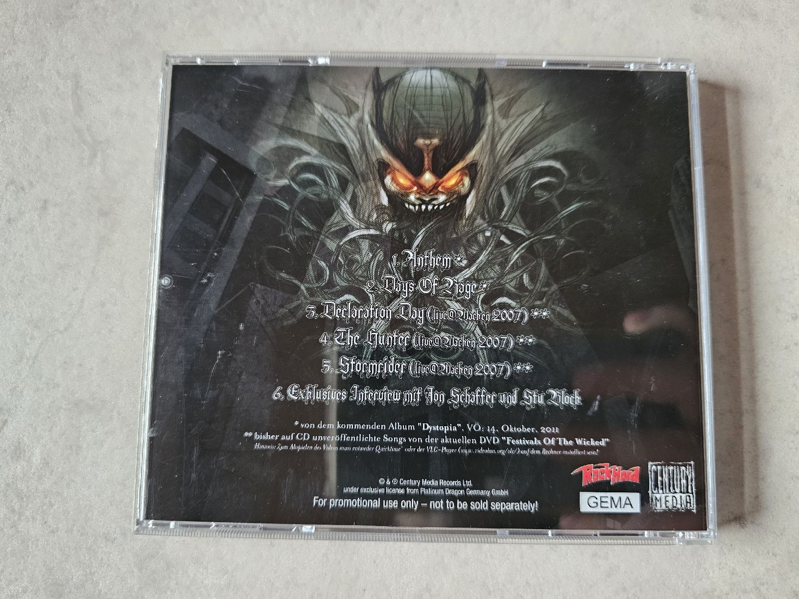 CD: Iced Earth  -  5 Songs  + Exklusives Video Interview – Usato da Schneisingen venduto da backstore24 1
