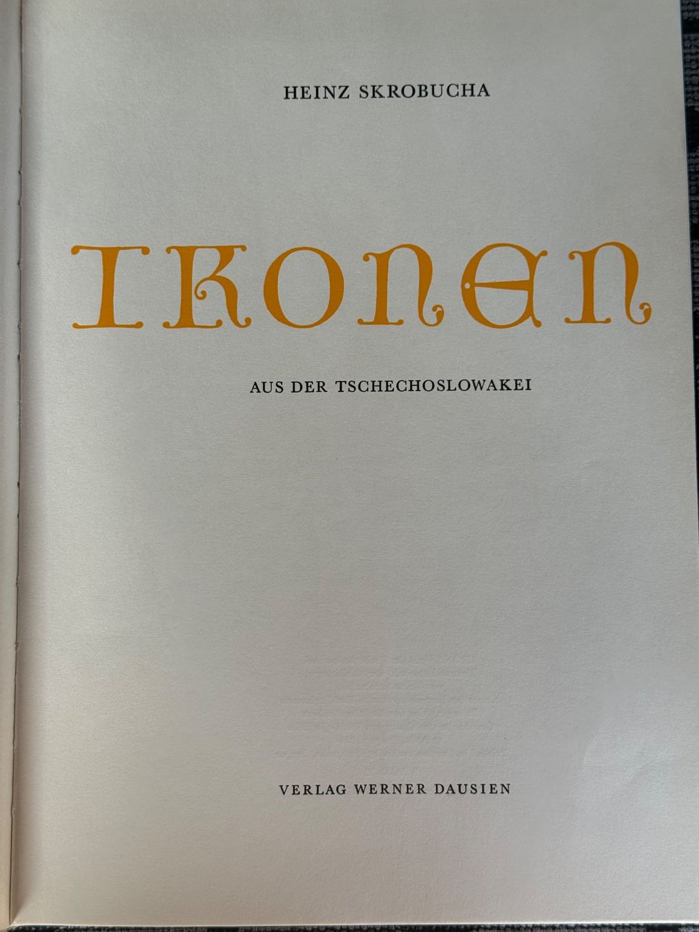 Libri: Ikonen aus der Tschechoslowakei Skrobucha 1971 – Usato da Itingen venduto da uhu777 1