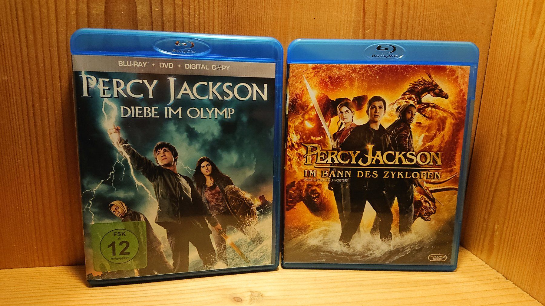 Tutti i DVDs: PERCY JACKSON 1 und 2 Blu-Ray – Usato da Wilderswil venduto da Exebub